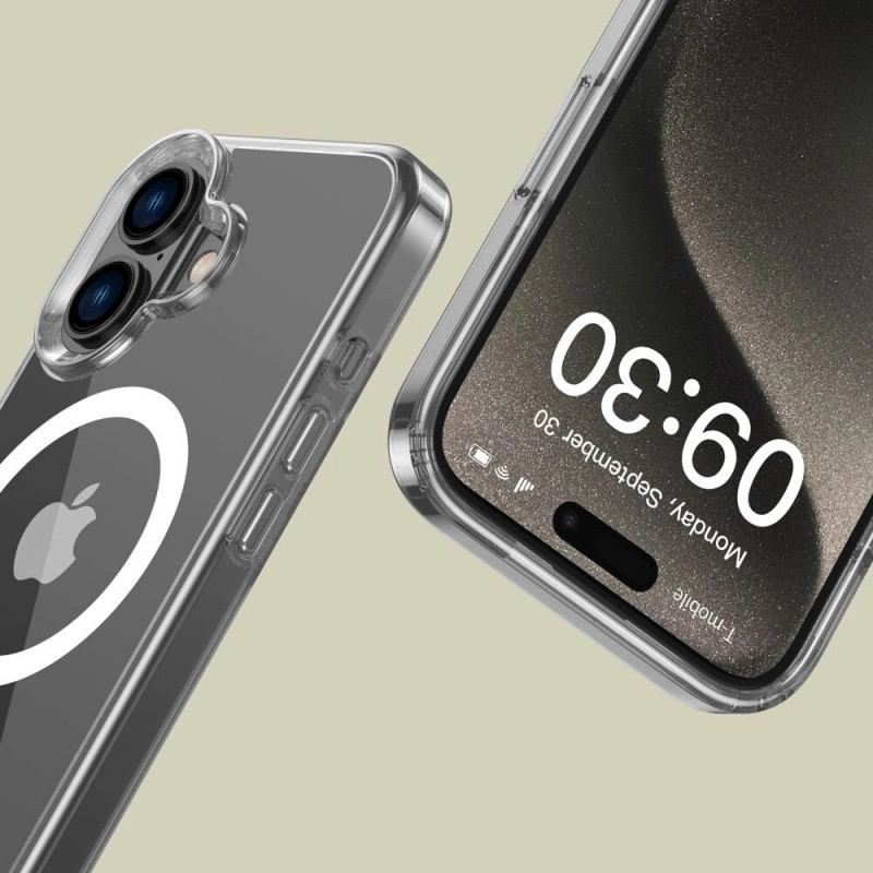 Tech-Protect Flexair Hybrid MagSafe -suojakotelo Apple iPhone 16 -puhelimelle, kirkas