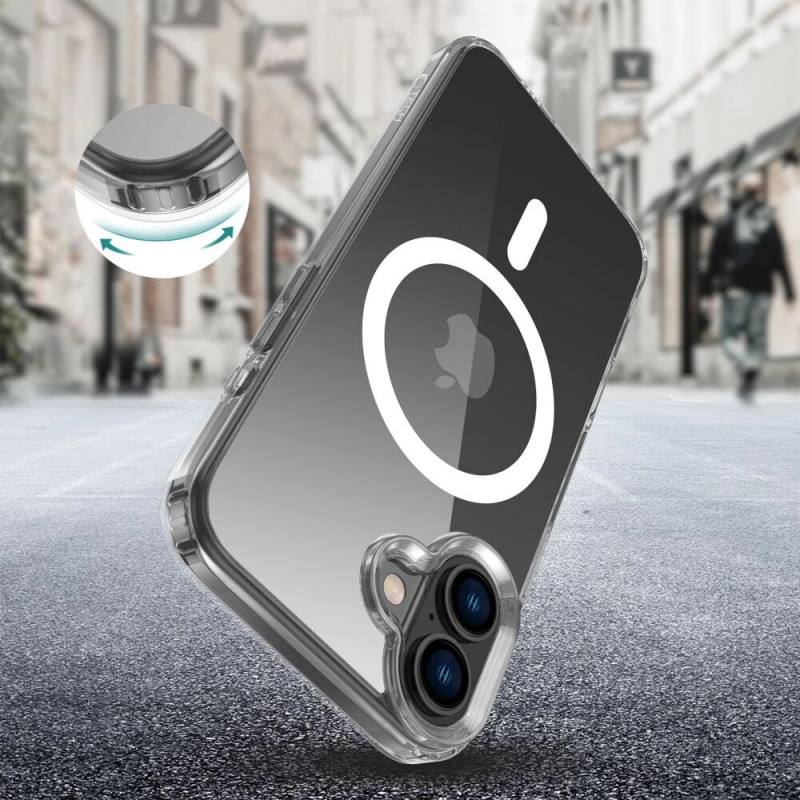 Tech-Protect Flexair Hybrid MagSafe -suojakotelo Apple iPhone 16 Plus -puhelimelle, kirkas