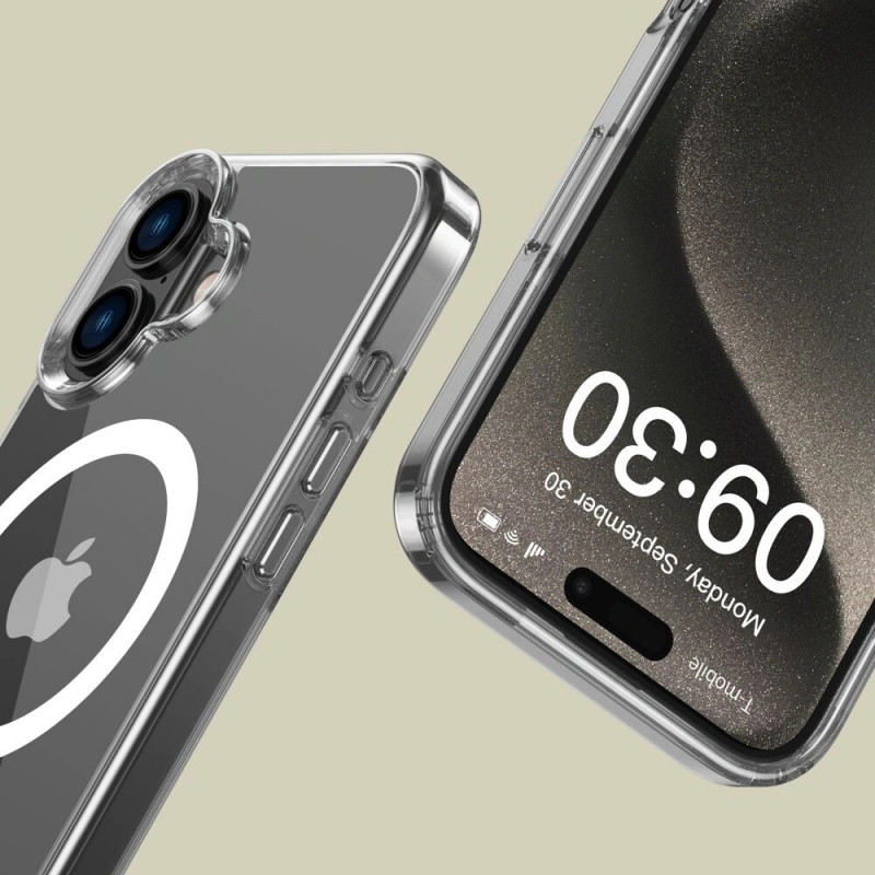 Tech-Protect Flexair Hybrid MagSafe -suojakotelo Apple iPhone 16 Plus -puhelimelle, kirkas