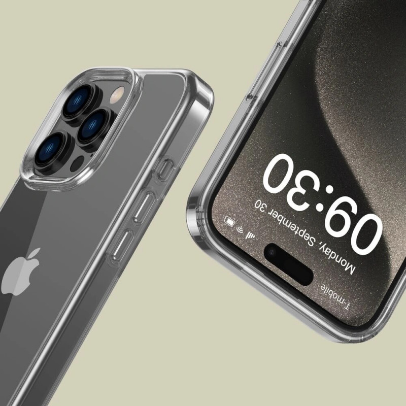 Tech-Protect Flexair Hybrid -suojakotelo Apple iPhone 16 Pro -puhelimelle, kirkas