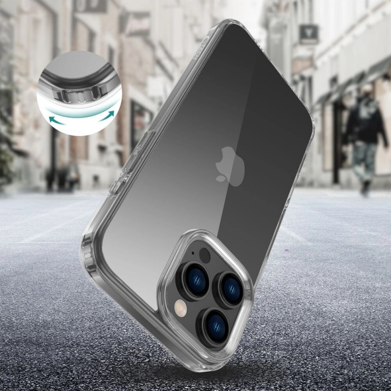 Tech-Protect Flexair Hybrid -suojakotelo Apple iPhone 16 Pro Max -puhelimelle, kirkas