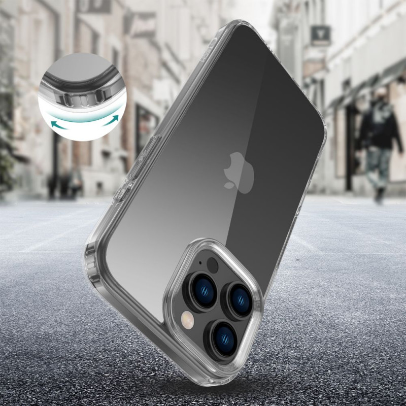 Tech-Protect Flexair Hybrid -suojakotelo Apple iPhone 16 Pro Max -puhelimelle, kirkas
