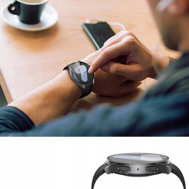 Tech-Protect Defense360 -suojakotelo Samsung Galaxy Watch 7 -kellolle, 40 mm, kirkas