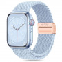 Tech-Protect Nylonmag -ranneke Apple Watch 4/5/6/7/8/9/SE/10, 38/40/41/42 mm, vaaleansininen