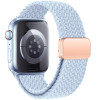 Tech-Protect Nylonmag -ranneke Apple Watch 4/5/6/7/8/9/SE/10, 38/40/41/42 mm, vaaleansininen