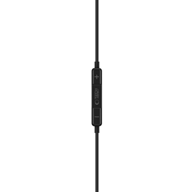 Tech-Protect Ultraboost Core G3 Mini Jack 3,5 mm:n langalliset nappikuulokkeet, musta