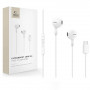 Tech-Protect Ultraboost Core G4 USB-C -langalliset nappikuulokkeet, valkoinen