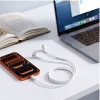 Tech-Protect Ultraboost Core G4 USB-C -langalliset nappikuulokkeet, valkoinen