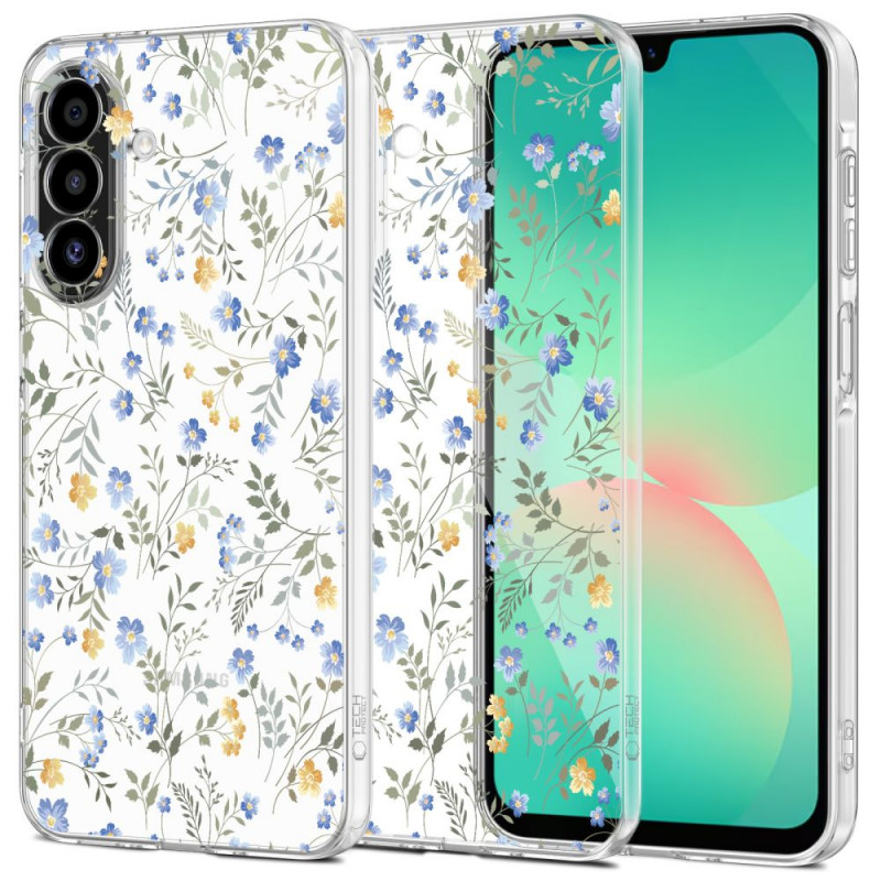 Tech-Protect FlexAir+ -kuori Samsung Galaxy A17 / A18 4G / 5G -puhelimeen, Spring Flowers (THP4588)