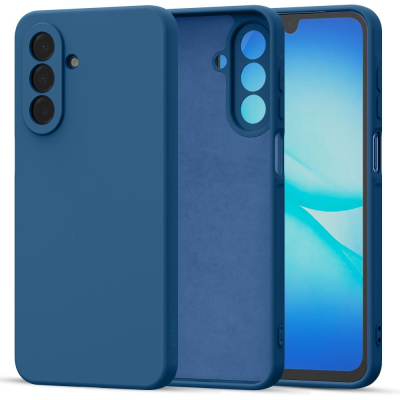 Tech-Protect Icon -silikonikuori Samsung Galaxy A17 / A18 4G / 5G -puhelimelle, laivastonsininen (THP4715)
