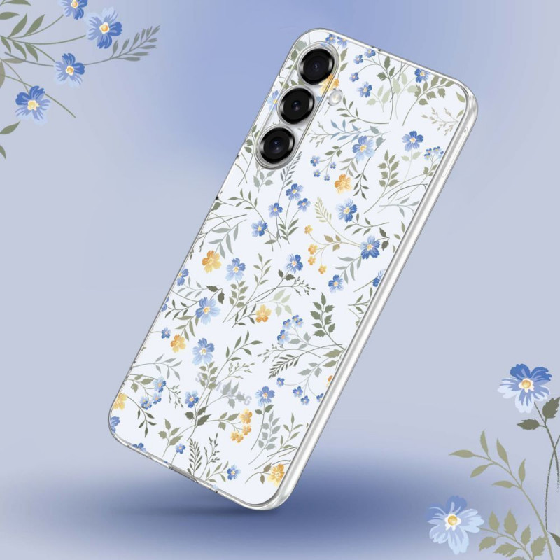 Tech-Protect FlexAir -kuori Xiaomi Redmi 15C / Poco C85 -puhelimeen (173 mm), Daisies with Leaves