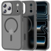 Tech-Protect Magmat MagSafe -suojakotelo Apple iPhone 17 Pro -puhelimelle, matta crayon grey