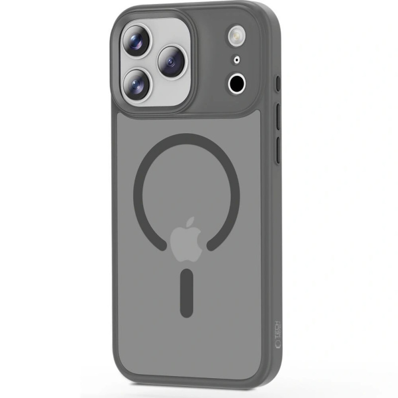 Tech-Protect Magmat MagSafe -suojakotelo Apple iPhone 17 Pro -puhelimelle, matta crayon grey