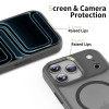 Tech-Protect Magmat MagSafe -suojakotelo Apple iPhone 17 Pro Max -puhelimelle, matta liitukivenharmaa
