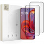 Tech-Protect Glass Fit+ karkaistu lasi Motorola Edge 50 Neo / 60 Neo -puhelimeen, musta (2 kpl)