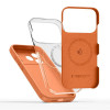 Tech-Protect silikoninen MagSafe-suojakotelo Apple iPhone 17 Pro -puhelimelle, kosminen oranssi