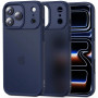 Tech-Protect Magmat -suojakotelo Apple iPhone 17 Pro -puhelimelle, matta Deep Blue