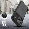 Tech-Protect Magmat -kuori Apple iPhone 17 Pro Max -puhelimelle, matta musta
