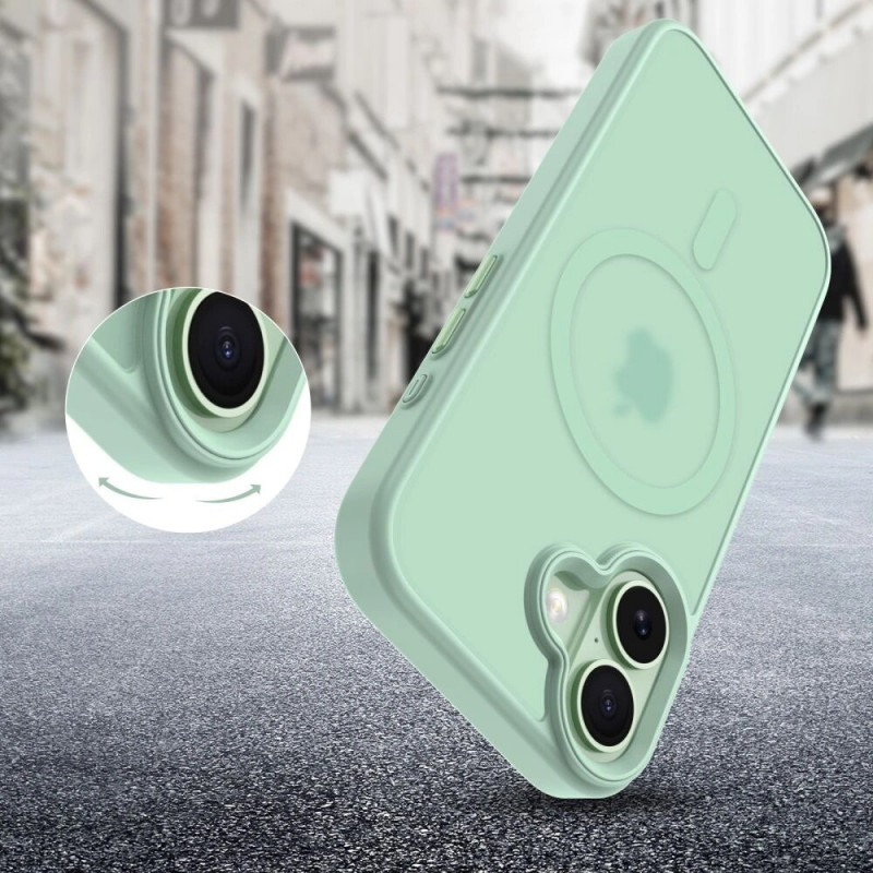 Tech-Protect MagMat MagSafe -suojakotelo Apple iPhone 17:lle, matta sage