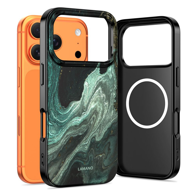 Tech-Protect Lamano MagSafe -kuori Apple iPhone 17 Pro Max -puhelimelle, Verde Aura