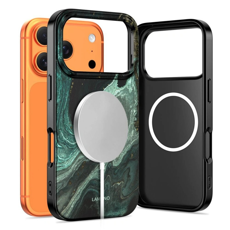 Tech-Protect Lamano MagSafe -kuori Apple iPhone 17 Pro Max -puhelimelle, Verde Aura