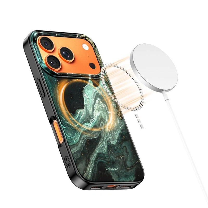 Tech-Protect Lamano MagSafe -kuori Apple iPhone 17 Pro Max -puhelimelle, Verde Aura