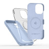 Tech-Protect silikoninen MagSafe-kuori Apple iPhone 17:lle, sumunsininen
