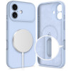 Tech-Protect silikoninen MagSafe-kuori Apple iPhone 17:lle, sumunsininen