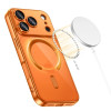 Tech-Protect MagFlex MagSafe -suojakotelo Apple iPhone 17 Pro Max -puhelimelle, Shiny Cosmic Orange
