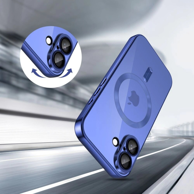 Tech-Protect MagFlex MagSafe -kuori Apple iPhone 17 -puhelimelle, Shiny Mist Blue