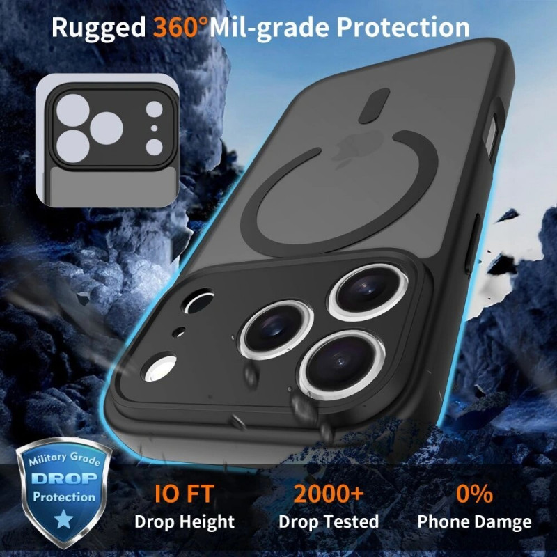 Tech-Protect BasicMag MagSafe -kuori Apple iPhone 17 Pro -puhelimelle, matta Deep Blue
