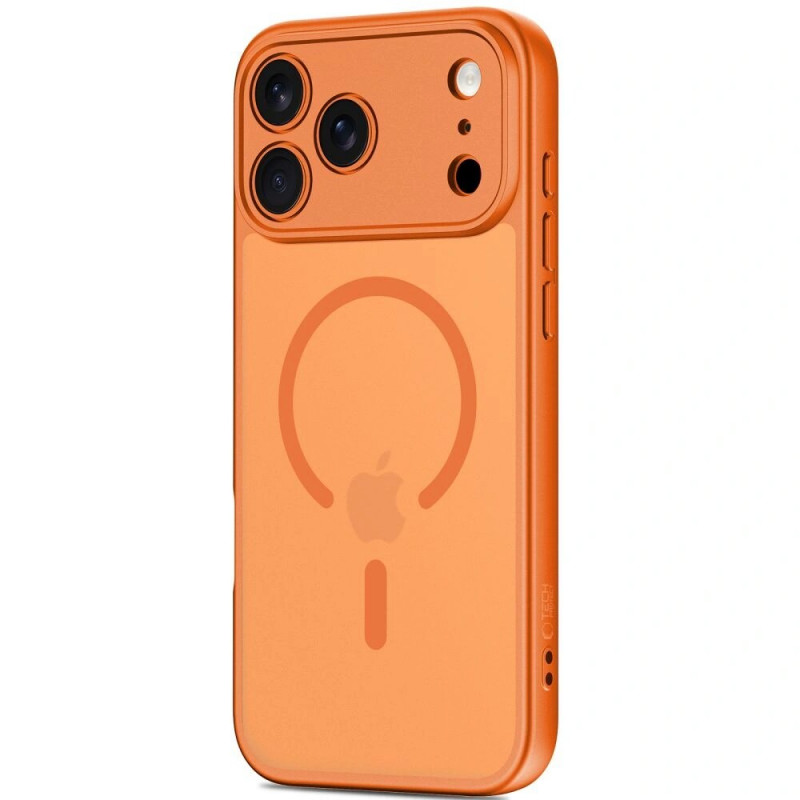 Tech-Protect BasicMag MagSafe -suojakotelo Apple iPhone 17 Pro Max -puhelimelle, matta Cosmic Orange