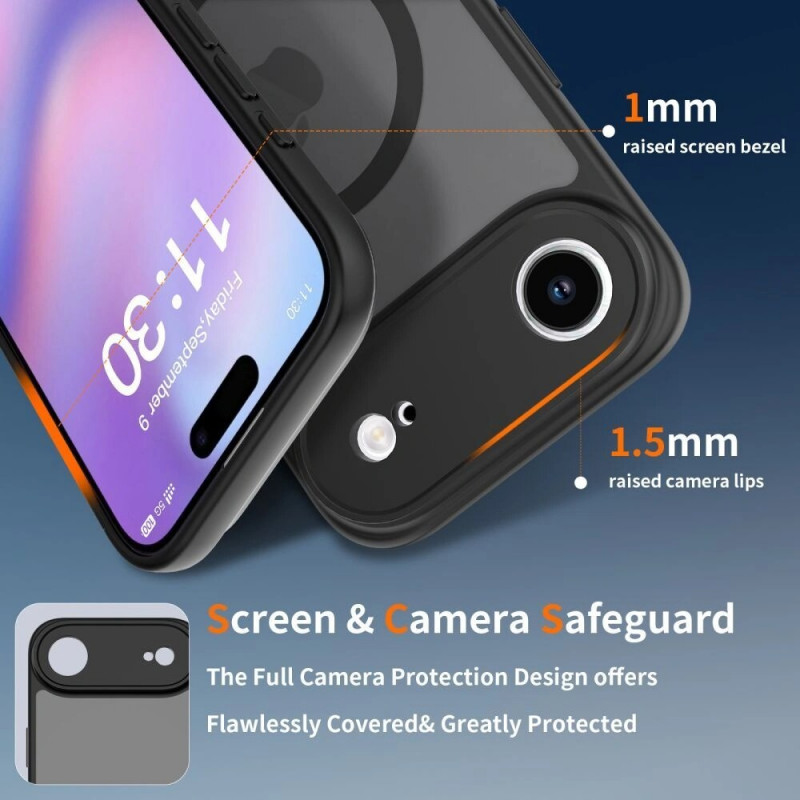 Tech-Protect BasicMag MagSafe -suojakotelo Apple iPhone 17 Pro -puhelimelle, matta Cosmic Orange