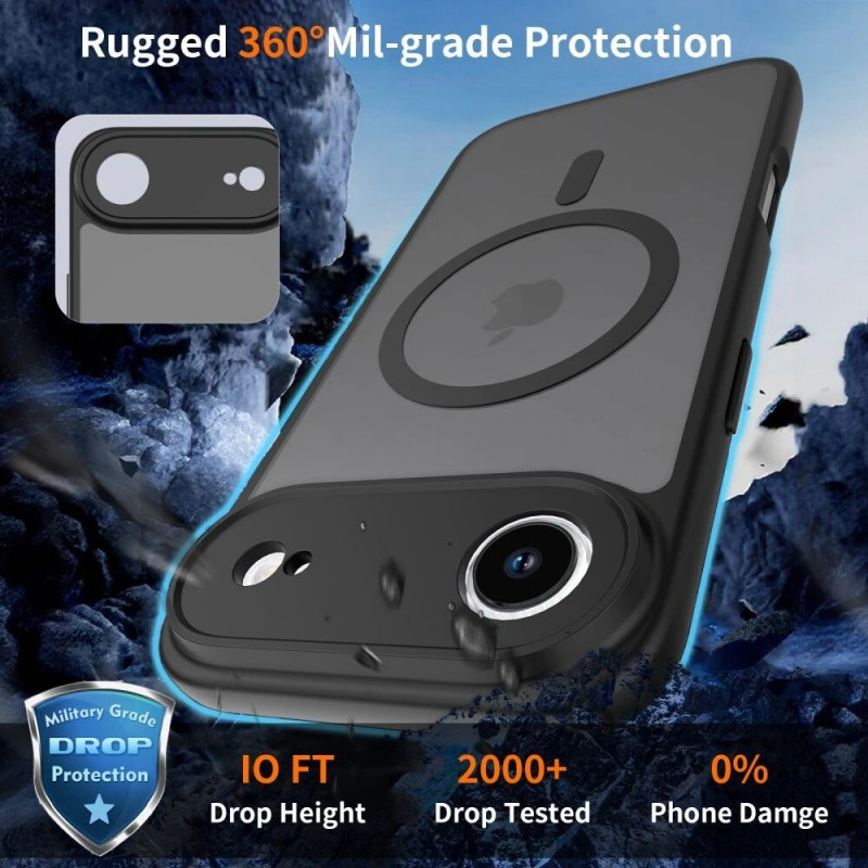 Tech-Protect BasicMag MagSafe -suojakotelo Apple iPhone 17 Pro -puhelimelle, matta Cosmic Orange