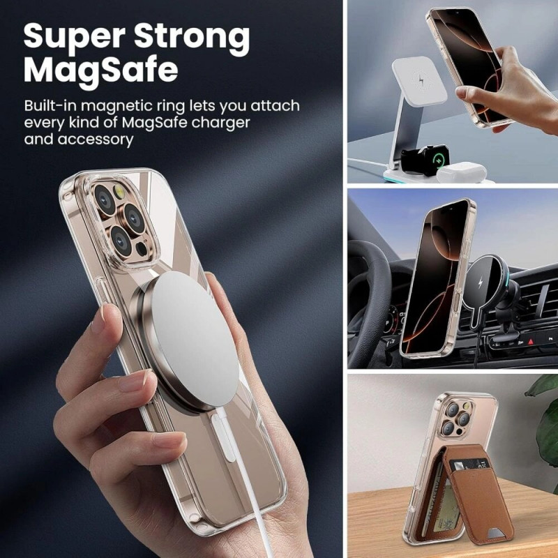 Tech-Protect TP Flex MagSafe -suojakotelo Apple iPhone 16 Pro Max -puhelimelle, kirkas