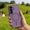 Tech-Protect Magmat MagSafe -suojakotelo Samsung Galaxy S26:lle, matta cobalt violet