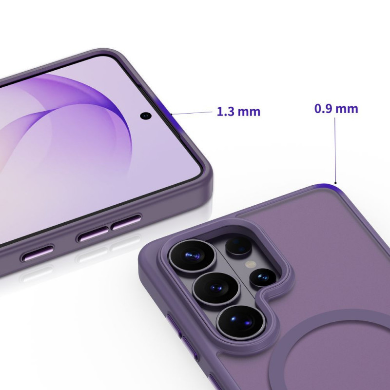 Tech-Protect Magmat MagSafe -kuori Samsung Galaxy S26 Ultra -puhelimelle, matta cobalt violet