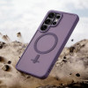 Tech-Protect Magmat MagSafe -kuori Samsung Galaxy S26 Ultra -puhelimelle, matta cobalt violet