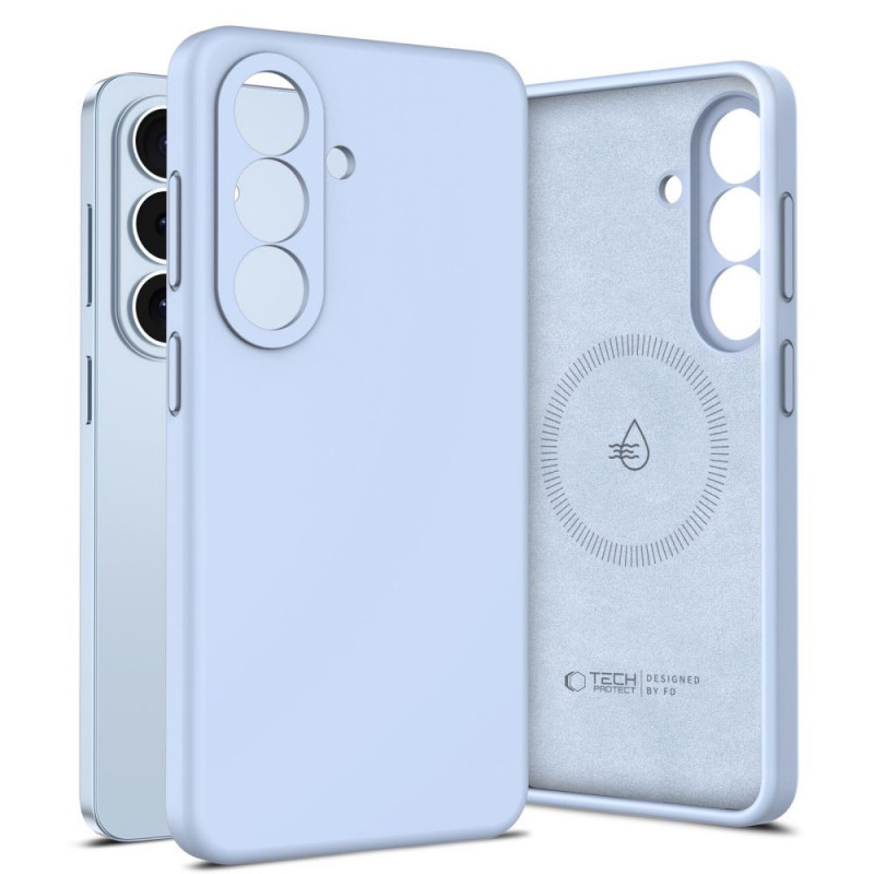 Tech-Protect Silikoninen MagSafe-kuori Samsung Galaxy S26 -puhelimelle, Sky Blue