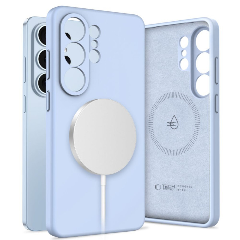 Tech-Protect Silikoninen MagSafe-suojakotelo Samsung Galaxy S26 Ultralle, Sky Blue