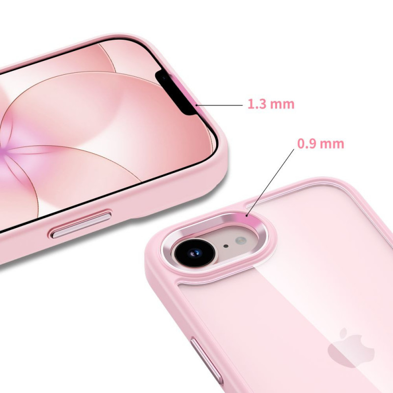 Tech-Protect Magmat -kuori Apple iPhone 16e / 17e -puhelimeen, vaaleanpunainen/kirkas