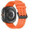 Tech-Protect Silicone Air -ranneke Samsung Galaxy Watch Ultra 1 / 2 (2024-2026) 47 mm, tangeriininoranssi