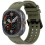 Tech-Protect silikoninen Air-ranneke Samsung Galaxy Watch Ultra 1 / 2 (2024-2026) 47 mm, oliivinvihreä