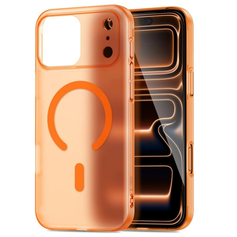 Tech-Protect Magslim MagSafe -kuori Apple iPhone 17 Pro, matta cosmic orange