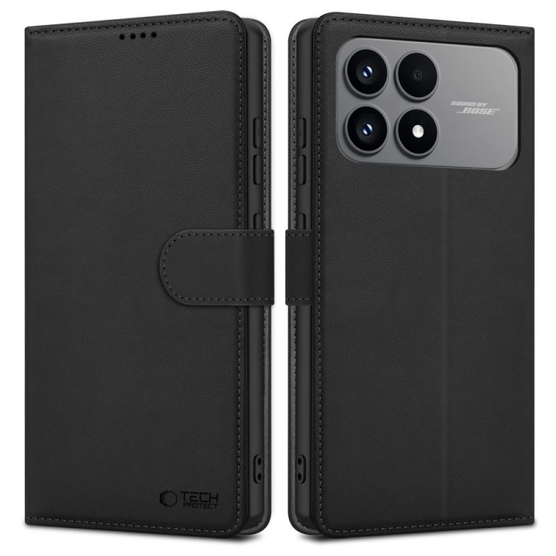 Tech-Protect Wallet Case Xiaomi Poco F8 Pro, musta