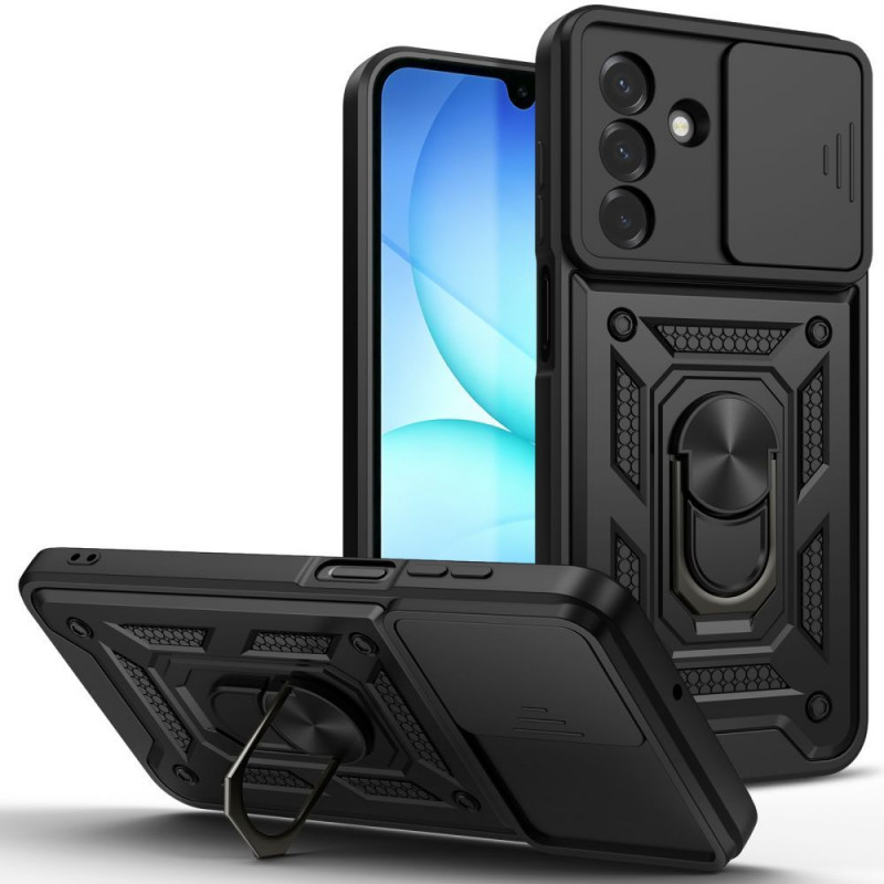 Tech-Protect CamShield Pro -suojakotelo Samsung Galaxy A17 / A18 / A26 4G / 5G, musta