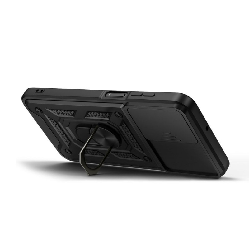 Tech-Protect CamShield Pro -suojakotelo Samsung Galaxy A17 / A18 / A26 4G / 5G, musta