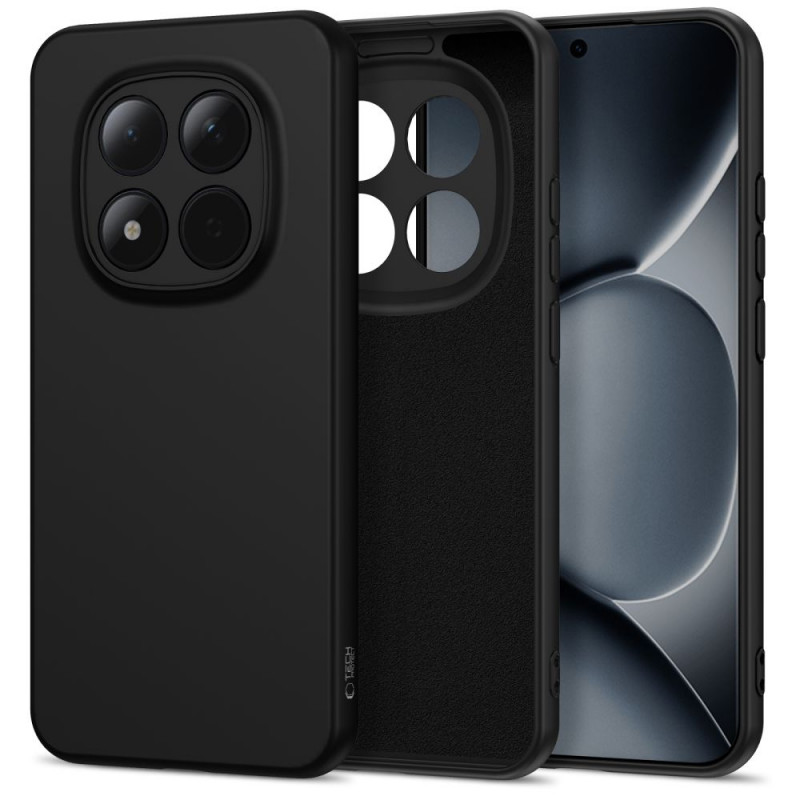 Tech-Protect Icon silikonikuori Xiaomi Redmi Note 15 Pro 5G, musta