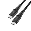 Tech-Protect Ultraboost UB11T USB-C - USB-C -kaapeli PD 240W, 100 cm, musta