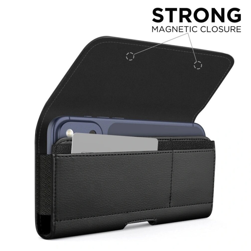 Tech-Protect SM80 THP4794 Universaali puhelinkotelo 5,8–6,8 tuuman älypuhelimille, musta